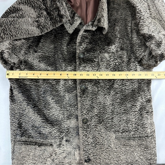 Mob Wife M2 Morovati Italy Faux Astrakhan Plush Coat Women’s IT 44 (US 8–10) MED - Picture 10 of 10